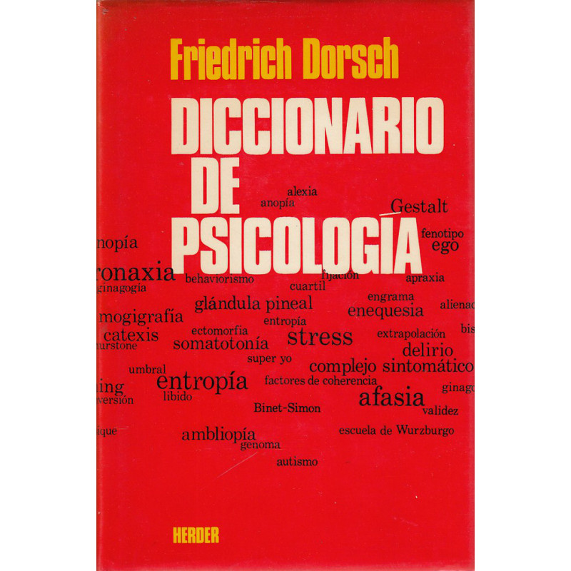 DICCIONARIO DE PSICOLOGÍA