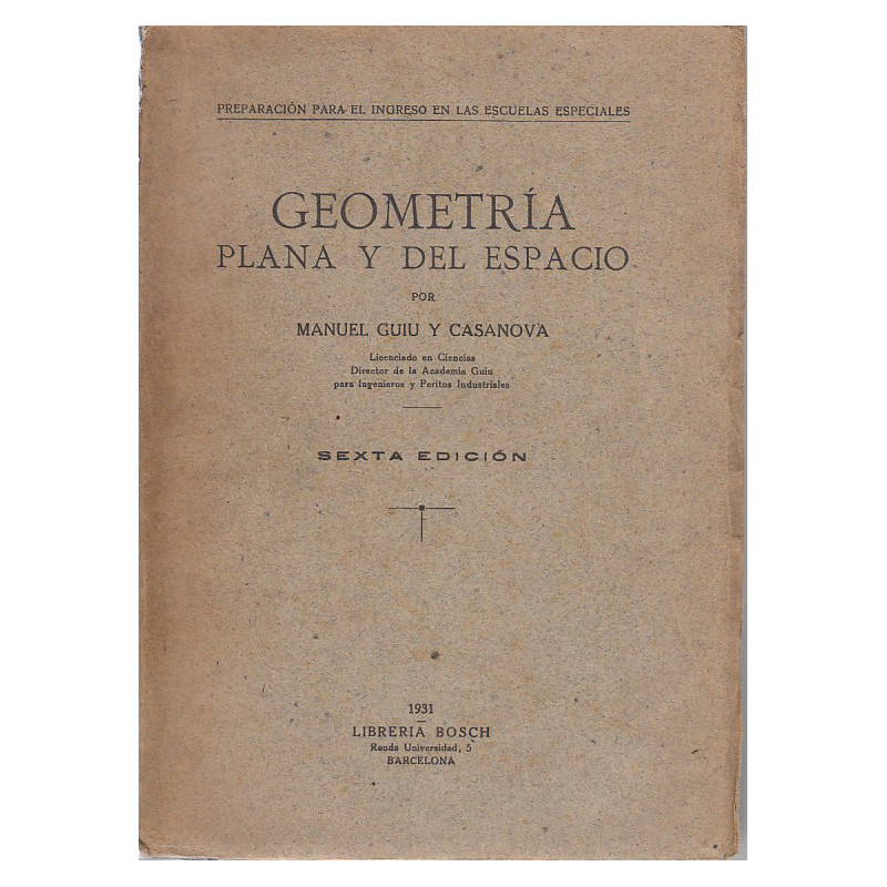 GEOMETRÍA PLANA Y DEL ESPACIO