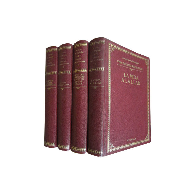 VISIONS BARCELONINES 4 Tomos OBRA COMPLETA