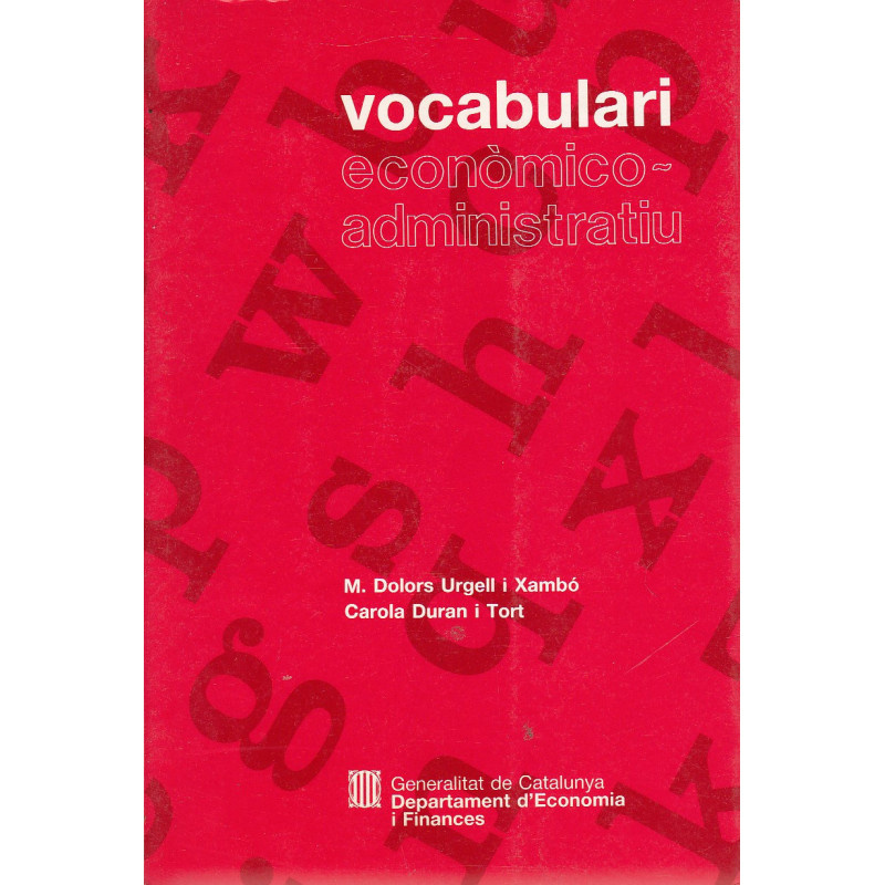 VOCABULARI Económico-Administratiu
