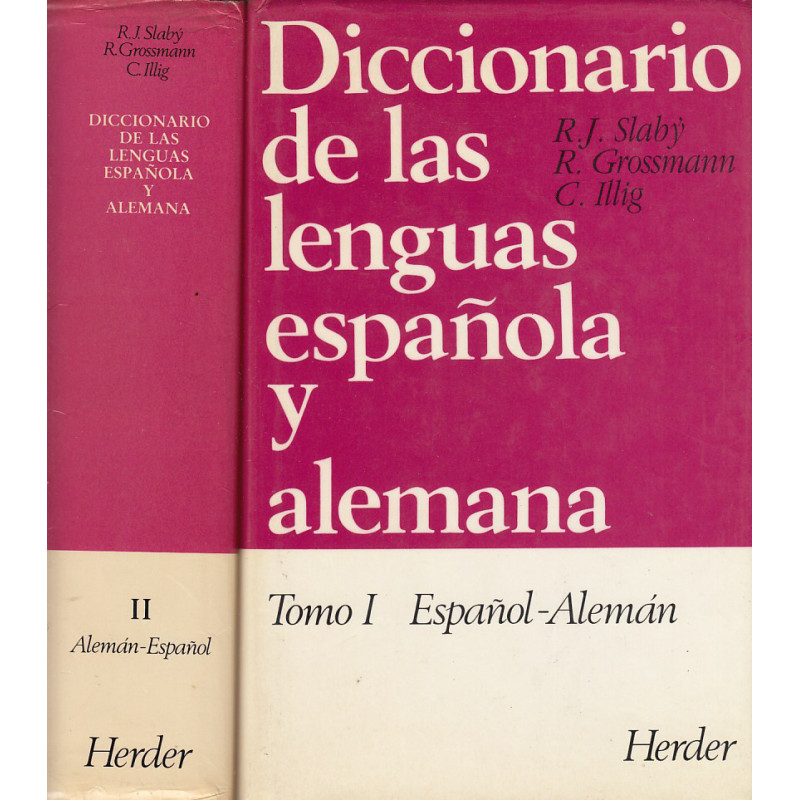 DICCIONARIO DE LAS LENGUAS ESPAÑOLA Y ALEMANA 2 Tomos OBRA COMPLETA