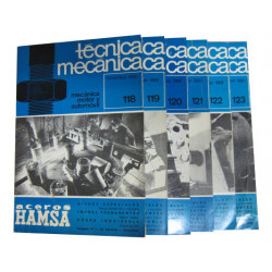 TÉCNICA MECÁNICA Revista de Mecánica Motor y Automóvil 6 N.ºs del 118 al 123 ambos inclusive y consecutivos