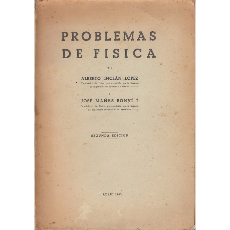 PROBLEMAS DE FISICA