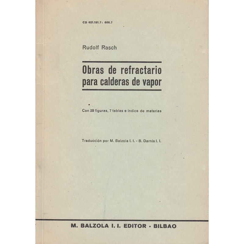 OBRAS DE REFRACTARIO PARA CALDERAS DE VAPOR
