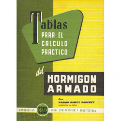 TABLAS PARA EL CÁLCULO PRÁCTICO DEL HORMIGÓN ARMADO
