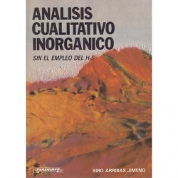 ANÁLISIS CUALITATIVO INORGANICO Sin el Empleo del H2S