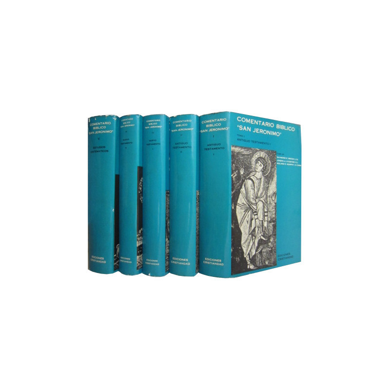 COMENTARIO BÍBLICO -SAN JERONIMO- 5 Tomos OBRA COMPLETA