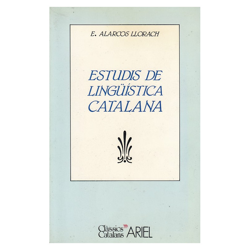 ESTUDIS DE LINGÜÍSTICA CATALANA
