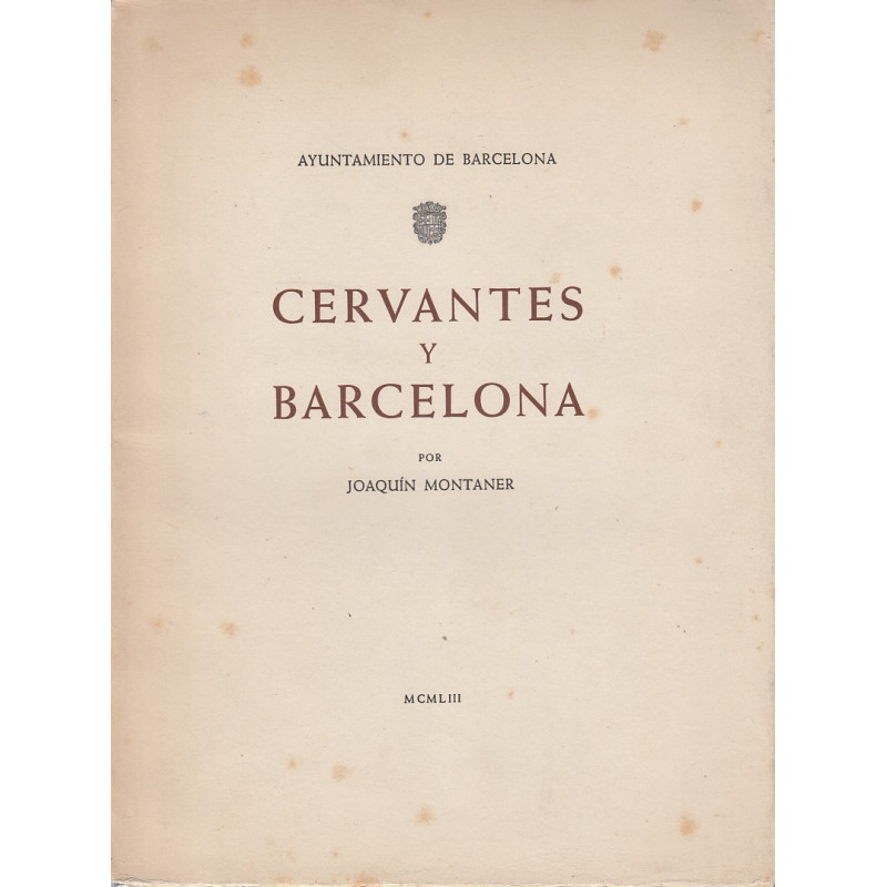 CERVANTES Y BARCELONA