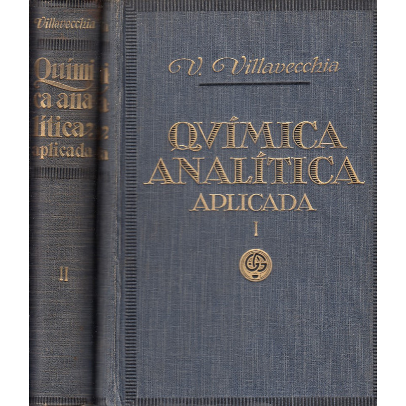 TRATADO DE QUÍMICA ANALÍTICA APLICADA 2 Tomos OBRA COMPLETA