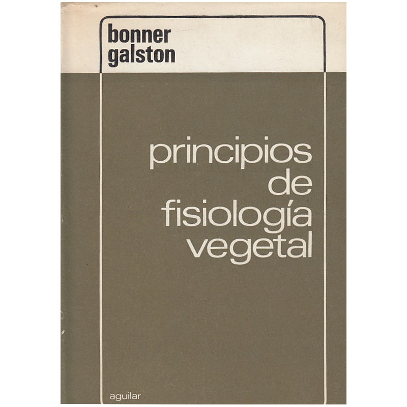 PRINCIPIOS DE FISIOLOGÍA VEGETAL