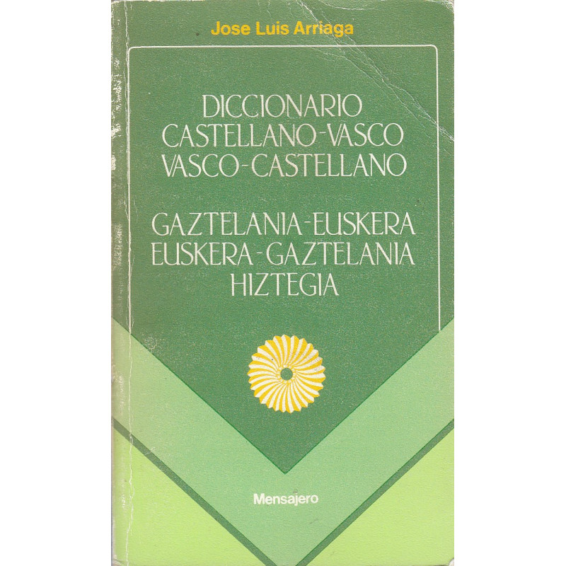 DICCIONARIO CASTELLANO-VASCO / VASCO CASTELLANO / GAZTELANIA-EUSKERA EUSKERA-GAZTELANIA HIZTEGIA
