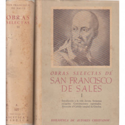 OBRAS SELECTAS DE SAN FRANCISCO DE SALES Tomos I y II