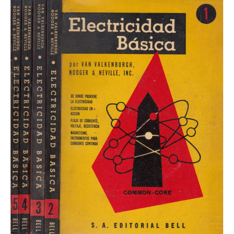 ELECTRICIDAD BÁSICA  Vols. del 1 al 5.