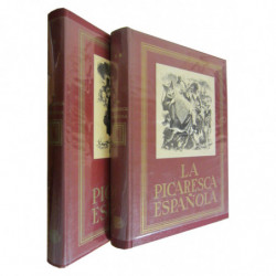 LA PICARESCA ESPAÑOLA. 2 Tomos OBRA COMPLETA. Con Litografías originales de Lorenzo Goñi.