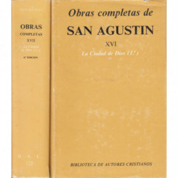 LA CIUDAD DE DIOS 2 Tomos OBRA COMPLETA Edición BILINGÜE. Coleccíon OBRAS COMPLETAS DE SAN AGUSTIN (Escritos Apologéticos Tomos