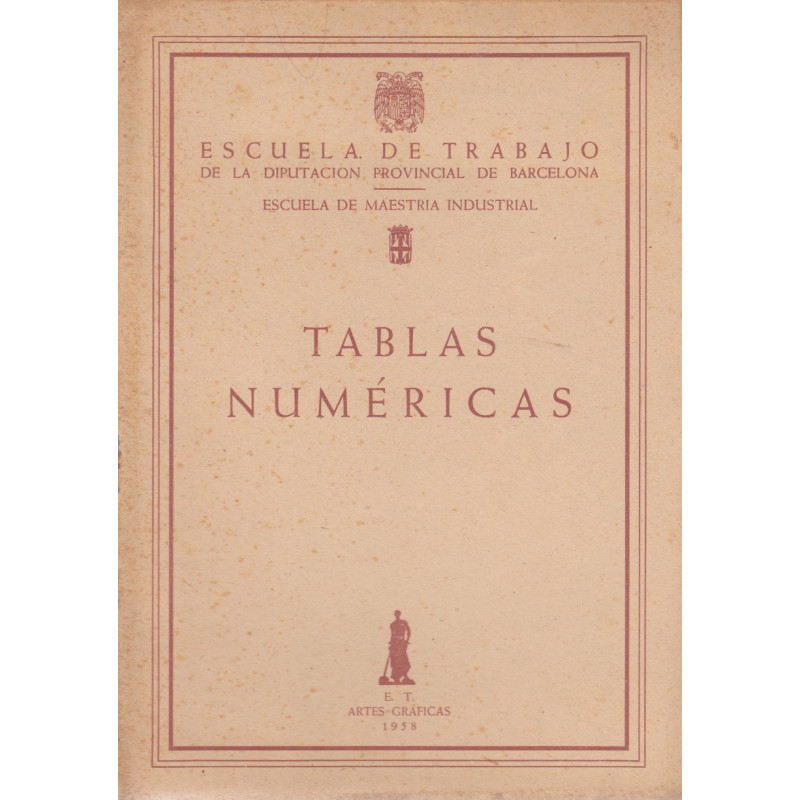 TABLAS NUMÉRICAS