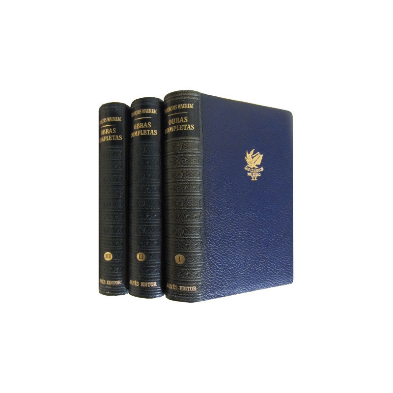 OBRAS COMPLETAS de François Mauriac Tomos I, II y III