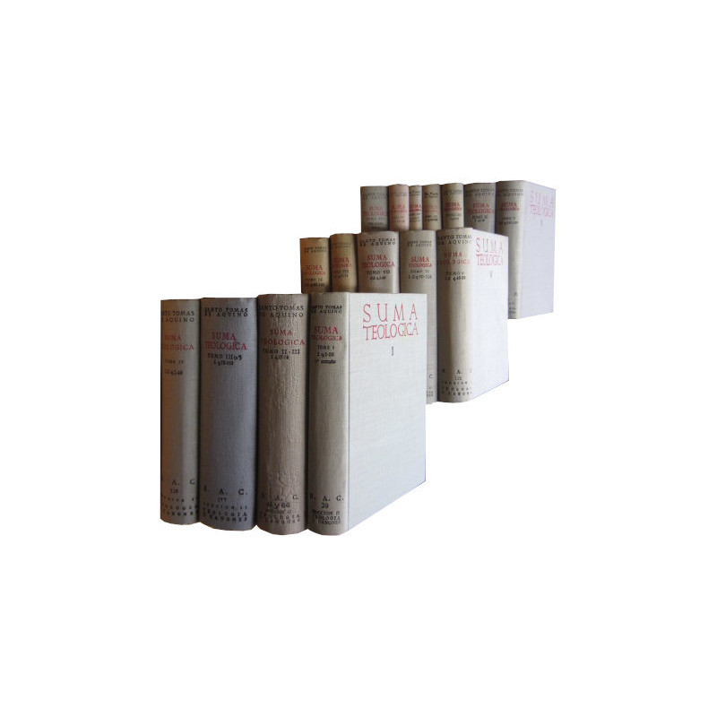 SUMA TEOLOGICA 16 VOLS. OBRA COMPLETA INCLUYENDO SUPLEMENTOS