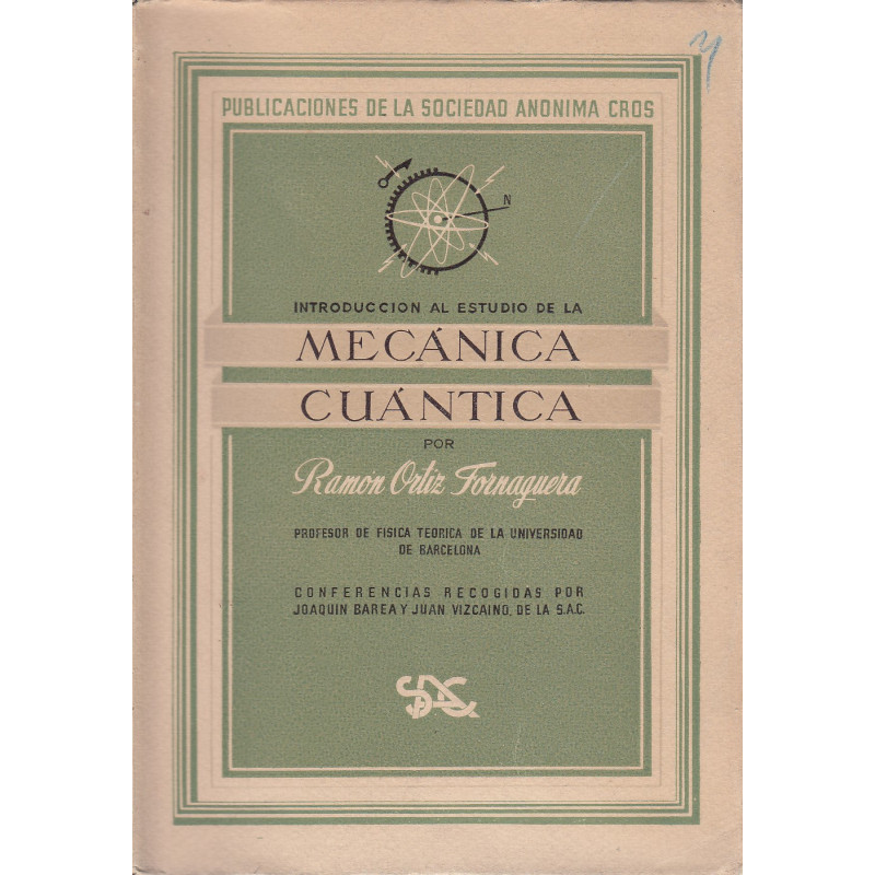 ITRODUCCIÓN AL ESTUDIO DE LA MECÁNCIA CUÁNTICA