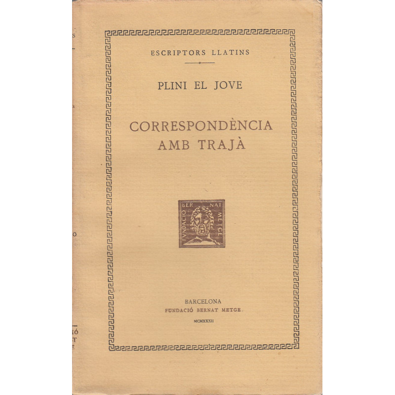 CORRESPONDENCIA AMB TRAJÀ