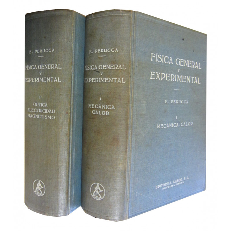 FÍSICA GENERAL Y EXPERIMENTAL 2 Tomos OBRA COMPLETA. Tomo I: MECÁNICA Y CALOR / Tomo II: ÓPTICA, ELECTRICIDAD Y MAGNETISMO