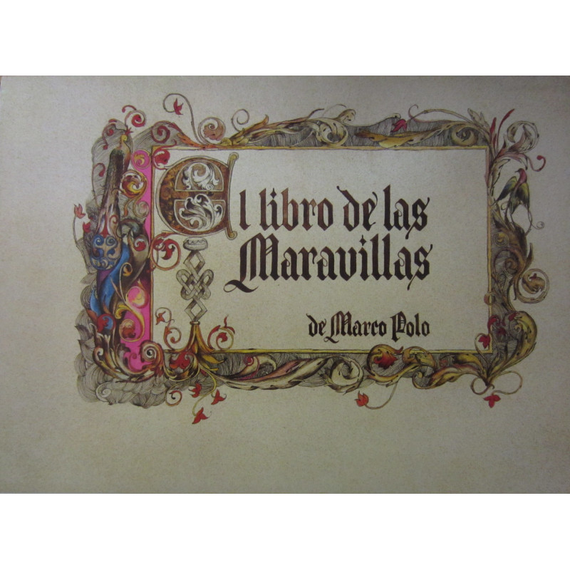 Colección de láminas del LIBRO DE LAS MARAVILLAS DE MARCO POLO