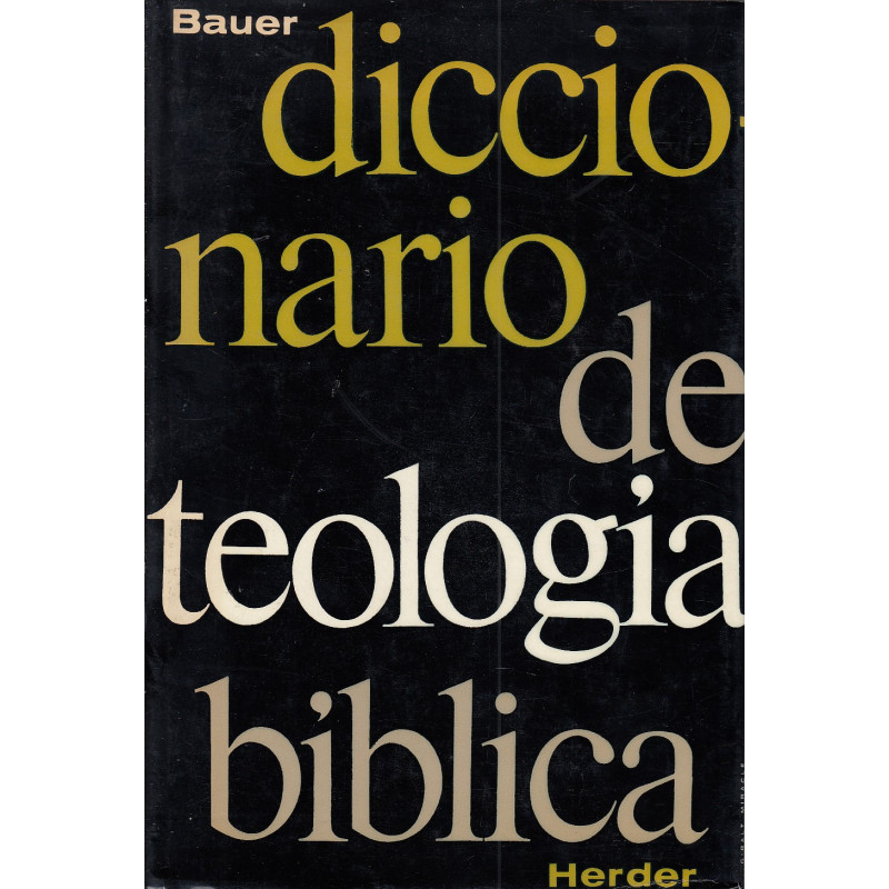 DICCIONARIO DE TEOLOGÍA BÍBLICA