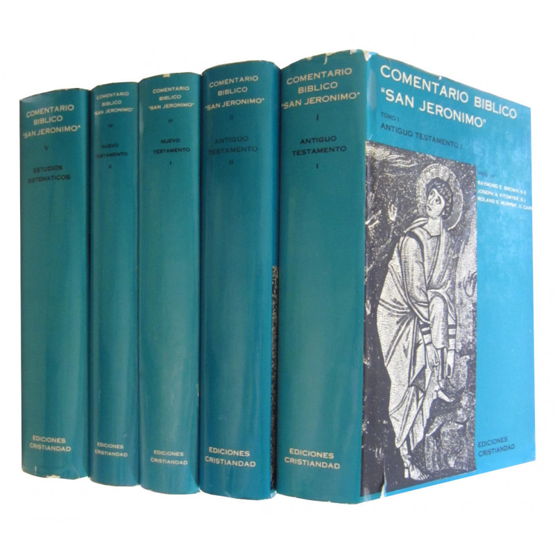 COMENTARIO BÍBLICO -SAN JERONIMO- 5 Tomos OBRA COMPLETA