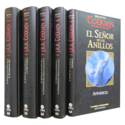 EL SEÑOR DE LOS ANILLOS I, II y III y APÉNDICES Edición INTEGRA en 5 TOMOS