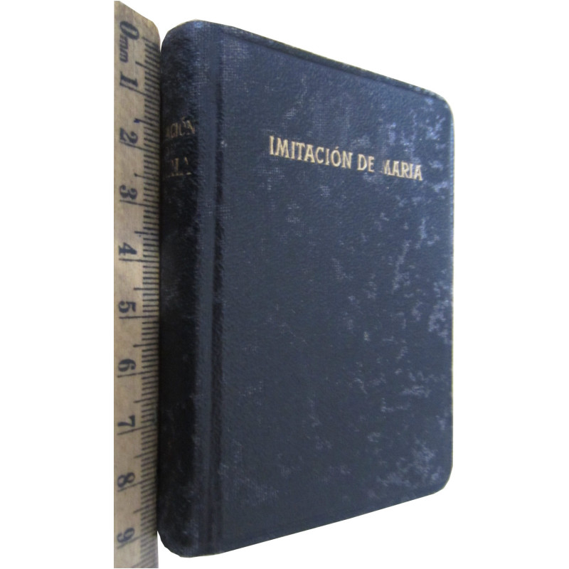 LA IMITACIÓN DE MARIA. por M. Trens Pbro. (Edición Miniatura de Bolsillo)