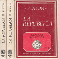 LA REPUBLICA 3 Volumenes OBRA COMPLETA (Edición Bilingüe)