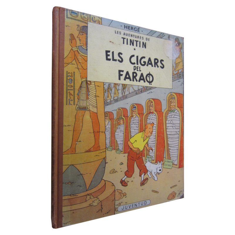 LAS AVENTURES DE TINTIN. -ELS CIGARS DEL FARAO-