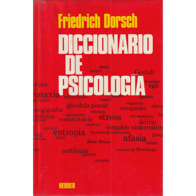 DICCIONARIO DE PSICOLOGÍA