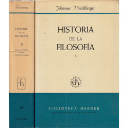HISTORIA DE LA FILOSOFÍA. 2 Tomos OBRA COMPLETA