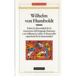 SOBRE LA DIVERSIDAD DE LA ESTRUCTURA DEL LENGUAJE HUMANO Y SU INFLUENCIA SOBRE EL DESARROLLO ESPIRITUAL DE LA HUMAIDAD