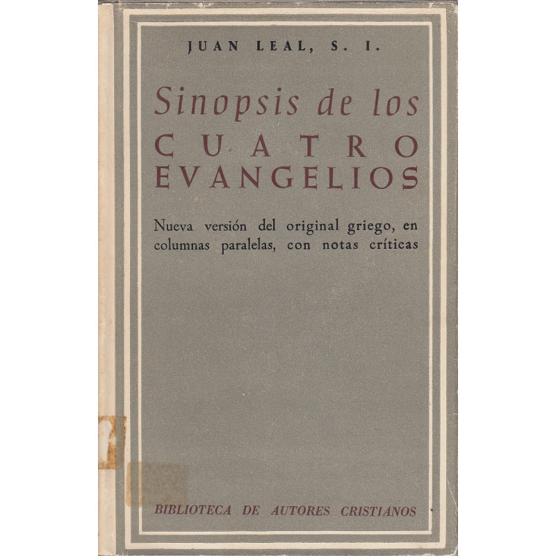 SINOPSIS DE LOS CATRO EVANGELIOS