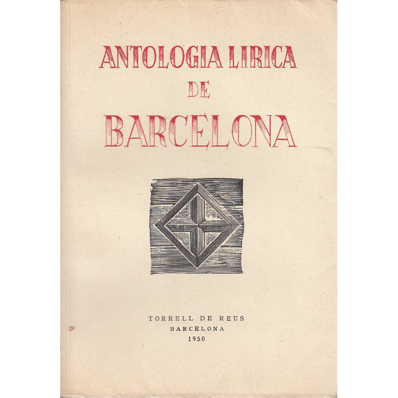ANTOLOGÍA LÍRICA DE BARCELONA