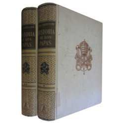 HISTORIA DE LOS PAPAS 2 Tomos OBRA COMPLETA