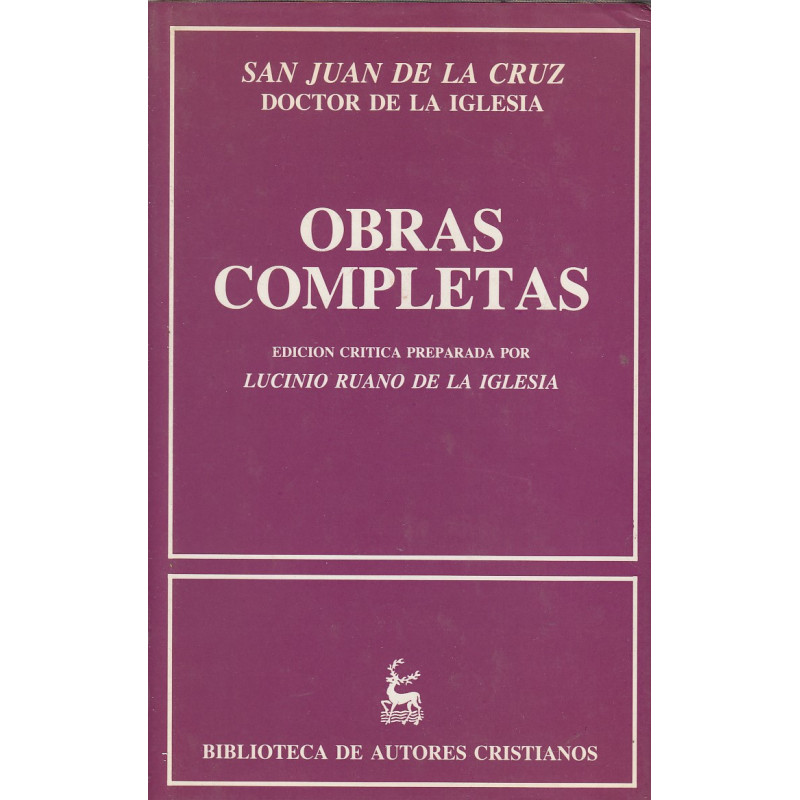 OBRAS COMPLETAS DE SAN JUAN DE LA CRUZ Dr. De la IGLESIA