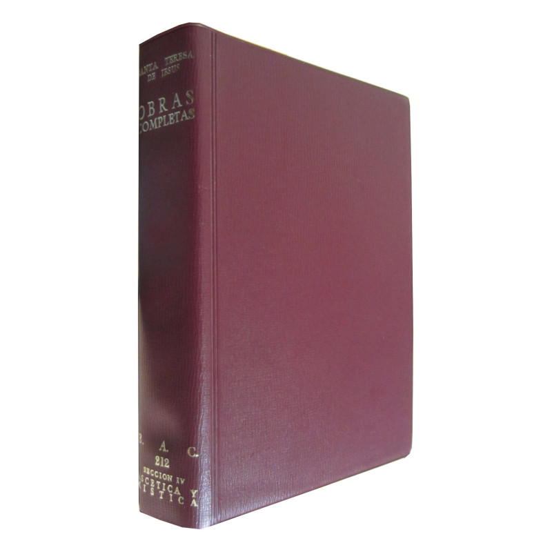 OBRAS COMPLETAS de SANTA TERESA DE JESÚS (Edición Manual)