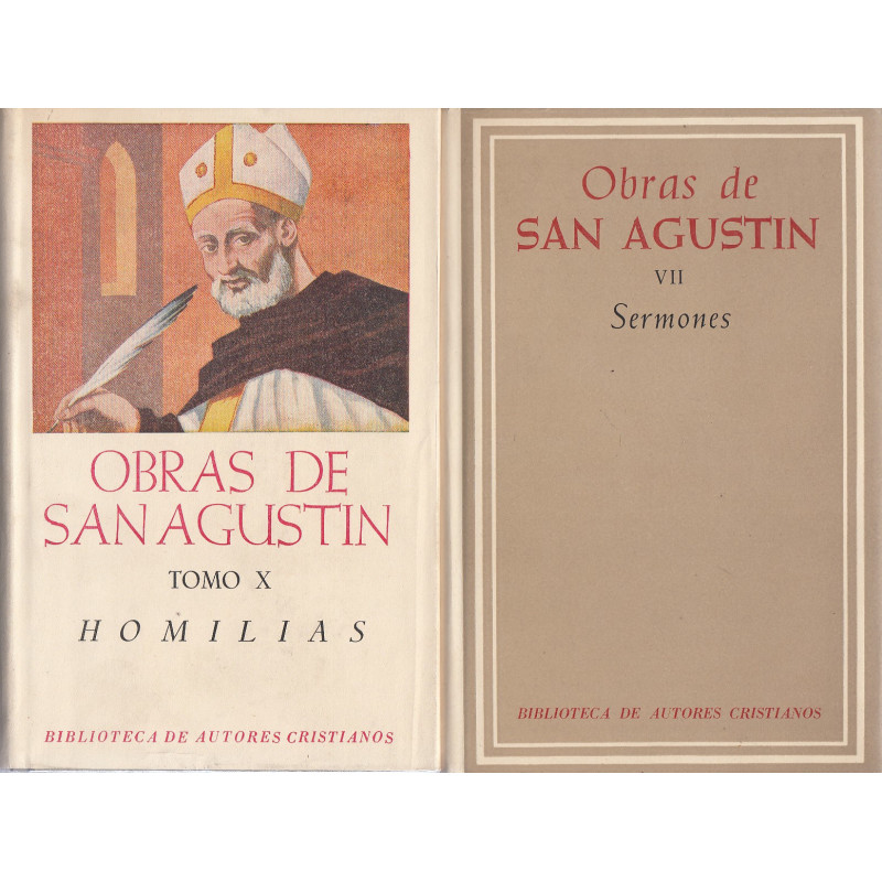 OBRAS DE SAN AGUSTÍN Tomos VII. SERMONES y X. HOMILIAS