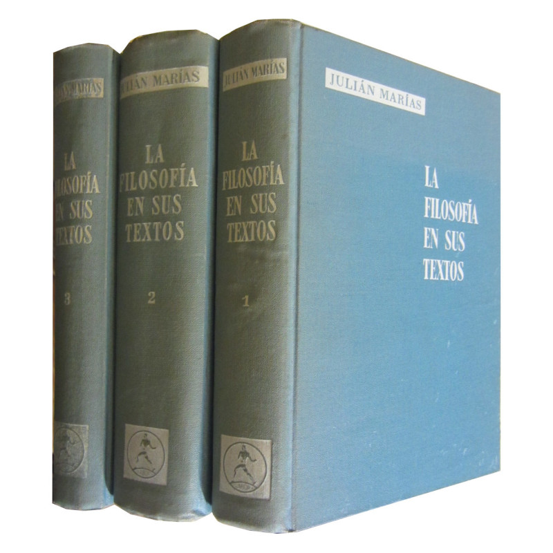 LA FILOSOFÍA EN SUS TEXTOS 3 Tomos OBRA COMPLETA