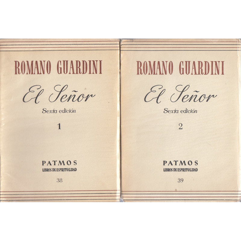 EL SEÑOR 2 Volumenes OBRA COMPLETA