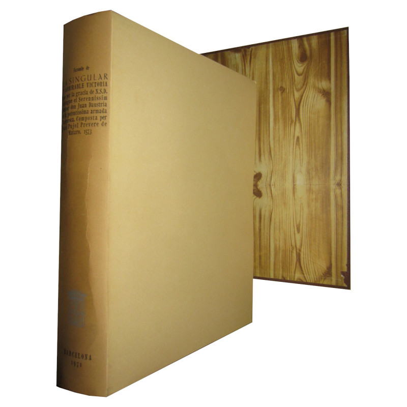 Edición en Facsimile de LA SINGULAR Y ADMIRABLE VICTORIA QUE PER LA GRACIA DE N. S. D. obtingue el Serennissim Senyor don Juan D