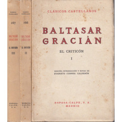 EL CRITICÓN 3 Tomos OBRA COMPLETA