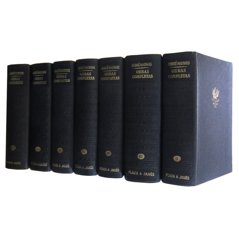 OBRAS COMPLETAS DE ANDRÉ  MAUROIS 7 Tomos OBRA COMPLETA