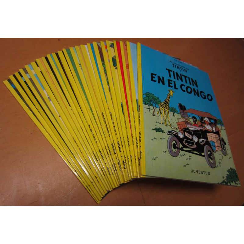 LAS AVENTURAS DE TINTIN Colección Completa 23 TOMOS