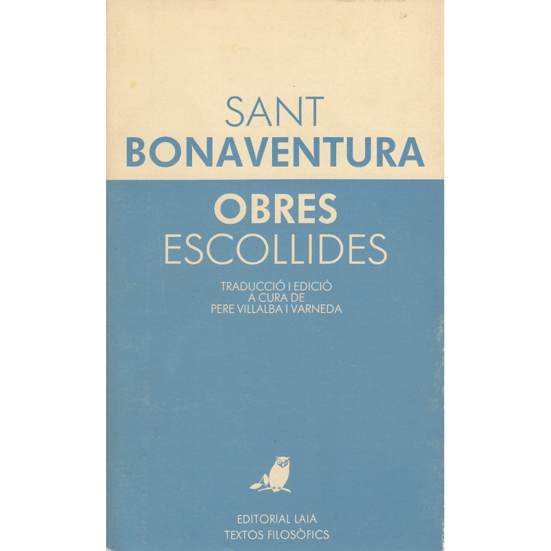 SANT BONAVENTURA OBRES ESCOLLIDES
