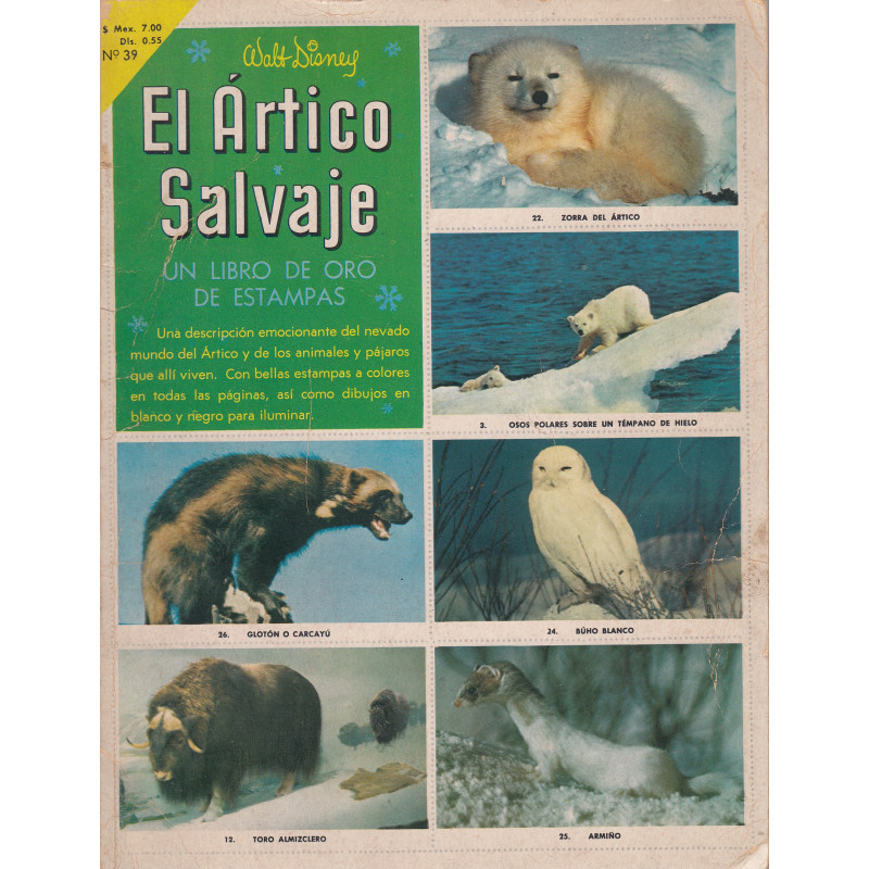 Walt Disney -EL ARTICO SALVAJE- UN LIBRO DE ORO DE ESTAMPAS (Completo con Todos los Cromos)